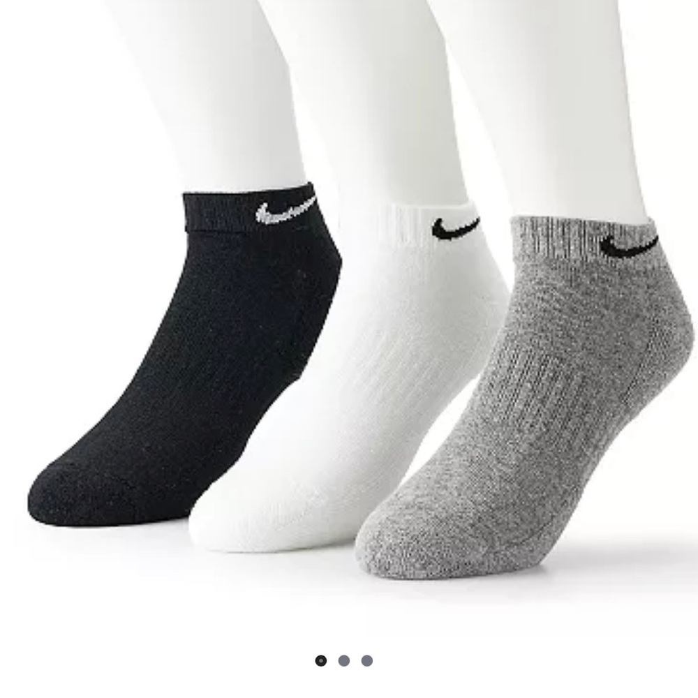 Men's Nike 3-pack Everyday Cushion Low-Cut Training Socks